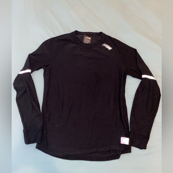 NWOT AE Flex | Medium Polyester Elastane Long Sleeve Shirt - Picture 1 of 6